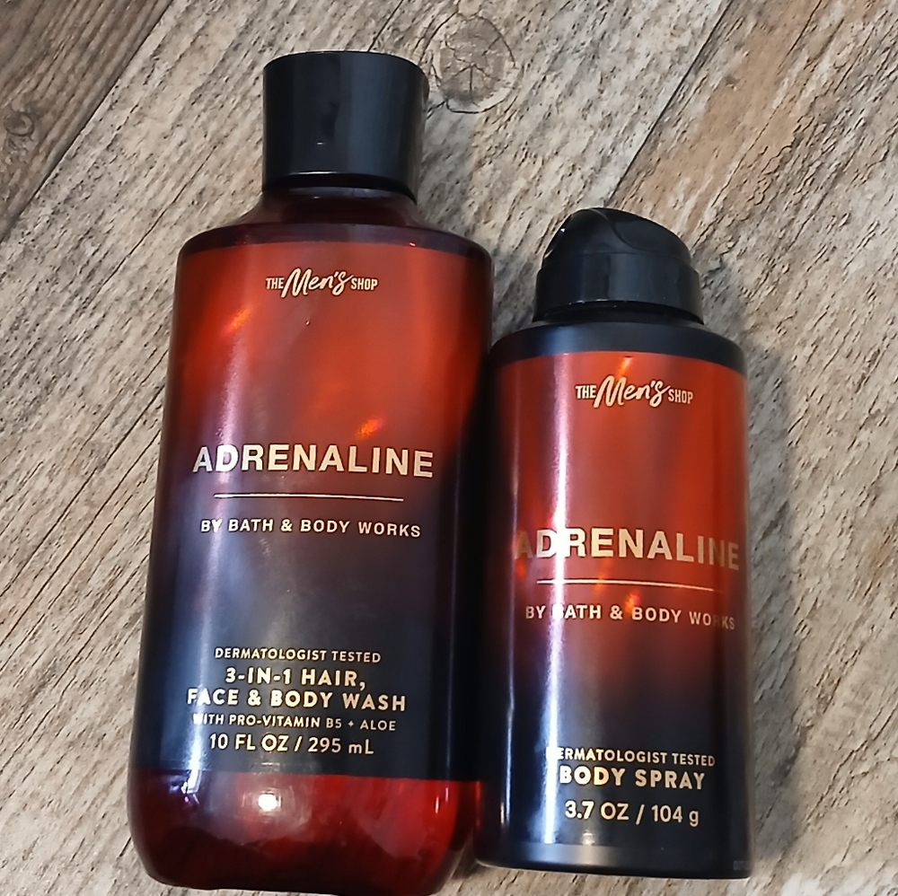 Bath & Body Works Adrenaline 3-in-1 Body Wash and Body Spray